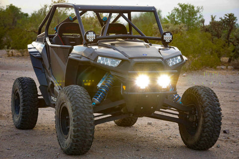 ARB Nacho 5.75in Offroad TM5 Amber White LED Light Set - TM522