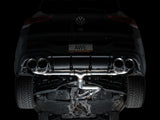 AWE Tuning MK8 Volkswagen Golf R 3in Track Edition Quad Exhaust - Chrome Silver Tips - 3020-42658