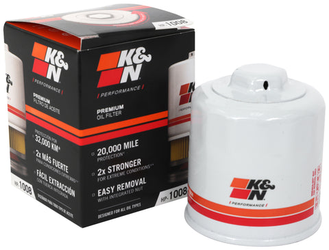 K&N 03-07 Mitsubishi Lancer Wrench-Off Oil Filer - HP-1008