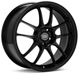 Enkei PF01 18x9 5x114.3 45mm Offset 75mm Bore Matte Black Wheel - 460-890-6645BK