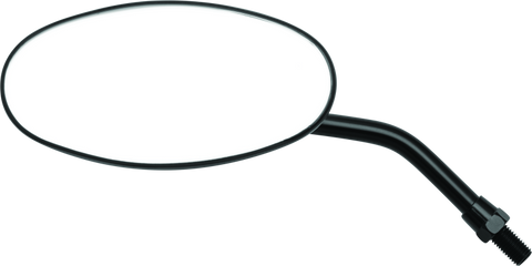 BikeMaster Adjustable Oval Mirror 10mm - Each - Black - 600805