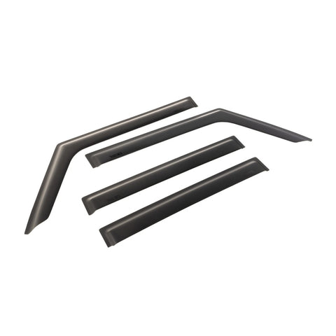 Rugged Ridge Window Visors Matte Black 18-20 Jeep Wrangler JLU/JT - 11349.17