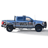 Westin 15-22 Ford F-150 SuperCrew / 17-22 F-250/350 Crew Cab Outlaw Nerf Step Bars - Textured Black - 20-13945