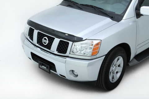AVS 04-15 Nissan Armada High Profile Bugflector II Hood Shield - Smoke - 25402
