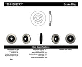 StopTech 07-14 Ford Mustang Cryo-Stop Front Premium Rotor - 120.61089CRY