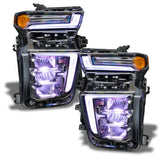 Oracle 20-21 Chevy Silverado HD 2500RGB Headlight Demon Eye Kit - w/o Controller - 1453-334