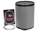 aFe MagnumFLOW Pro DRY S Air Filter 4in F x 8-1/2in B x 8-1/2in T x 11in H - 21-90058-WP