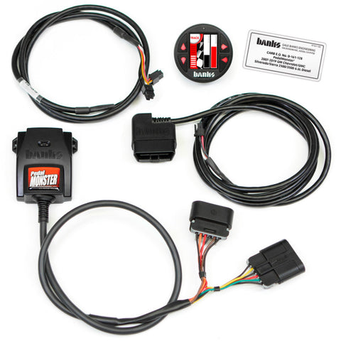 Banks Power Pedal Monster Throttle Sensitivity Booster w/ iDash SuperGauge - 07.5-19 GM 2500/3500 - 64322-C