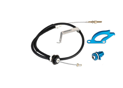 Granatelli 79-04 Ford 4.6L Adjustable Clutch Quadrant Kit w/Billet Quad (Fixed Cable/Firewall Adj) - GMCQ7999F
