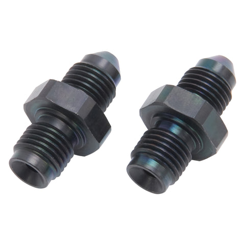 Russell Performance -3 AN SAE Adapter Fitting (2 pcs.) (Black) - 643963
