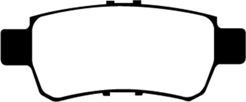 EBC 05-10 Honda Odyssey 3.5 Greenstuff Rear Brake Pads (For 11.7in. Rotors) - DP61744