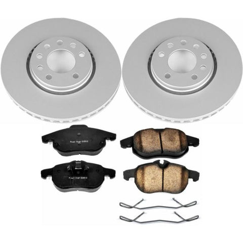 Power Stop 03-11 Saab 9-3 Front Z23 Evolution Sport Coated Brake Kit - CRK985