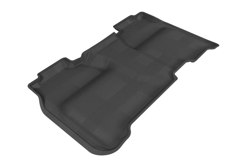 3D MAXpider 2014-2019 Chevrolet Silverado Crew Cab Kagu 2nd Row Floormats - Gray - L1CH04021501