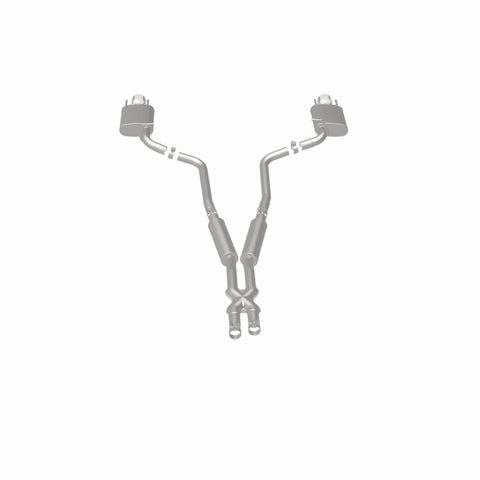 MagnaFlow 10-12 Cadillac CTS V6 3.0L (Exc AWD) Dual Split Rear Exit Stainless Cat Back Perf Exhaust - 15136