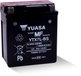 Yuasa YTX7L-BS Maintenance Free AGM 12-Volt Battery w/Bottle - YUAM327BS