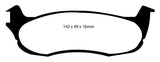 EBC 00-01 Ford Expedition 4.6 2WD Yellowstuff Rear Brake Pads - DP41633R