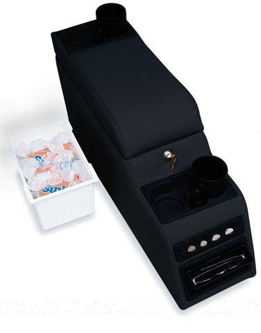 Rampage 1976-1983 Jeep CJ5 Locking Center Console - Black Denim - 31515