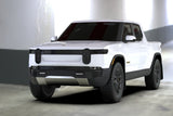 Rally Armor 22-25 Rivian R1T Black UR Mud Flap w/Dark Grey Logo - MF18-UR-BLK/DGRY