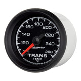 Autometer ES 52.4mm Full Sweep Electronic 100-260 Degree F Transmission Temperature Gauge - 5957