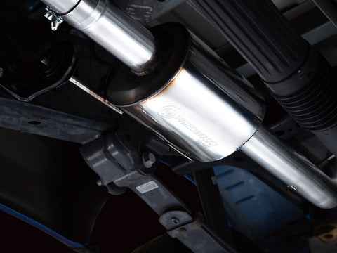 AWE Tuning 0FG 21+ Ford F150 Dual Side Exit Cat-Back Exhaust- 4.5in Chrome Silver Tips - 3015-22067