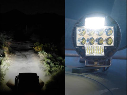 ARB Nacho 5.75in Offroad TM5 Combo White LED Light Set - TM512