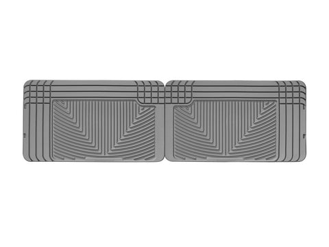 WeatherTech 96 GMC Rally Van Rear Rubber Mats - Grey - W25GR