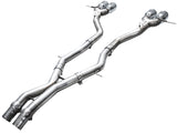 AWE Tuning 23-24 BMW G87 M2 Track Edition Exhaust - Chrome Silver Tips - 3020-42487