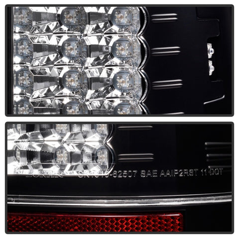 Spyder Ford Super Duty 08-15 Version 2 LED Tail Lights Black ALT-YD-FS07-LED-G2-BK - 5029188