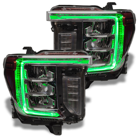 Oracle 20-21 GMC Sierra 2500 HD RGB+W Headlight DRL Kit - w/ Simple Controller - 1451-504