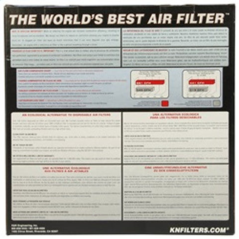 K&N Universal Clamp-On Air Filter 6in FLG / 7-1/2in B / 4-1/2in T / 5in H - RU-5138