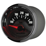 Autometer American Muscle 2-1/16in Short Sweep Electric 140-300 Deg F Oil Temp Gauge - 1248