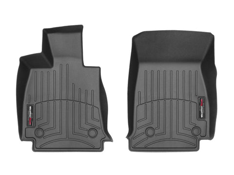 WeatherTech 2016+ Cadillac CT6 Front FloorLiners - Black - 449541
