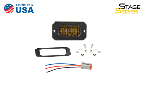 Diode Dynamics Stage Series 2 In LED Pod Sport - Yellow Fog Flush ABL Each - DD6425S