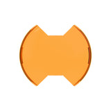 KC HiLiTES SlimLite 8in. LED Light Shield (Shield Only) - Amber - 5208