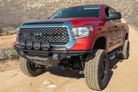 DV8 Offroad 2014-2021 Toyota Tundra Tube Front Bumper - FBTT2-07