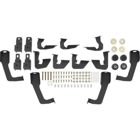 Westin/HDX 07-19 Chevrolet Silverado 2500 8ft Drop Wheel to Wheel Nerf Step Bars - Textured Black - 56-5345852