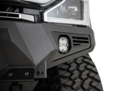 Addictive Desert Designs 17-20 Ford Super Duty Bomber Front Bumper w/ Mounts For 20in Light Bars - F160012140103
