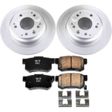Power Stop 91-95 Acura Legend Rear Z17 Evolution Geomet Coated Brake Kit - CRK3153