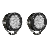 Westin Axis LED Auxiliary Light 4.75 inch Round Spot w/3W Osram (Set of 2) - Black - 09-12007A-PR