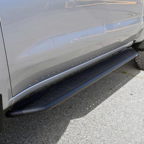 Westin 19-23 Chevrolet/GMC Silverado/Sierra 1500 Crew Cab Outlaw Nerf Step Bars - Textured Black - 28-31275