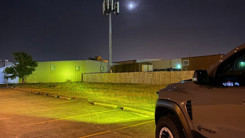 ORACLE Lighting 19-22 RAM Rebel/TRX Front Bumper Flush LED Light Bar System - Yellow - 5885-006