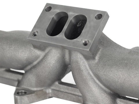 aFe Power BladeRunner Ported Ductile Iron Exhaust Manifold 98.5-02 Dodge Diesel Trucks L6-5.9L (td) - 46-40034