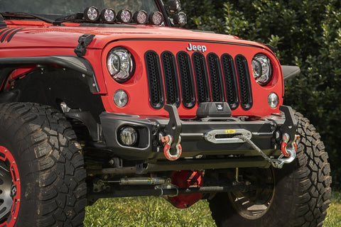 Rugged Ridge 07-18 Jeep Wrangler JK Arcus Front Bumper Set w/Tray & Hooks - 11549.11