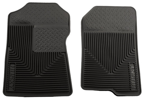 Husky Liners 98-02 Ford Expedition/F-150/Lincoln Navigator Heavy Duty Black Front Floor Mats - 51021
