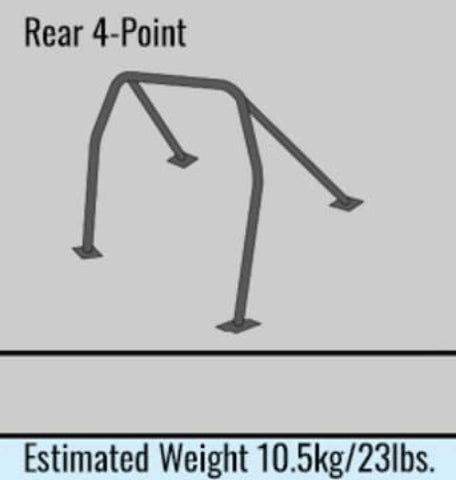 Cusco 2 Passenger 4pt D1 Chromoly Dash Escape Roll Cage Subaru BRZ / Scion FR-S (S/O / No Cancel) - 965 261 C