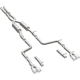 MagnaFlow Cat-Back, SS, 2.5in, Quad Split Rear 3.5in Tip 2015 Dodge Challenger 3.6L V6 - 19217