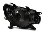Raxiom 12-15 Toyota Tacoma Axial Series Headlights w/ LED Bar- Blk Housing (Clear Lens) - TT21847