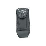 Mustang 65-86 Harley Early FL Touring Tank Bib w/Studs - Black - 93309