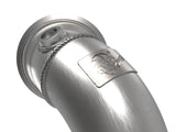 aFe Power Twisted Steel Down Pipe 3in 304 Stainless Steel w/ Cat 15-18 VW Golf R MKVII L4-2.0L (t) - 48-36411-1YC