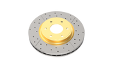 DBA 01-14 Acura CL Front Street Series Drilled & Slotted Rotor w/Gold Hat - DBA2510X